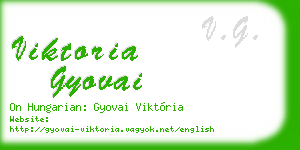 viktoria gyovai business card